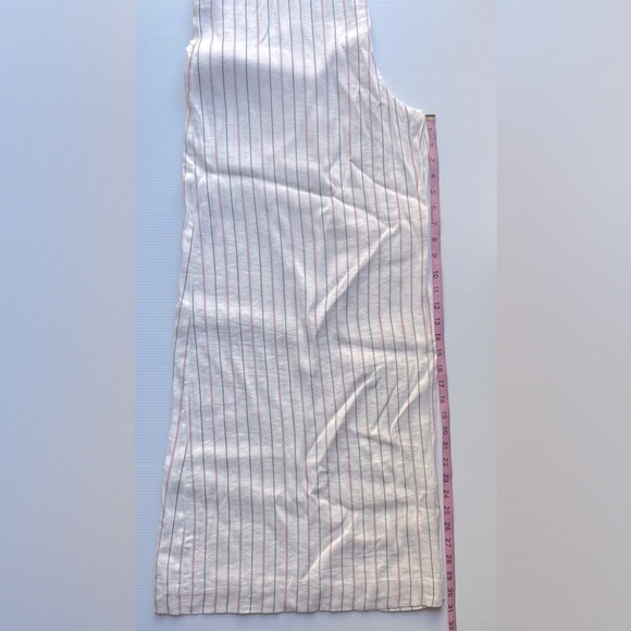 Zara (trf) Collection Linen Blend Super Wide-Leg Loose One Piece Jumpsuit Size 6 - Picture 12 of 13